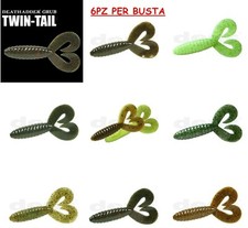Deps Deathadder Twin Tail 4,5'' SPECIALE BLACK BASS LUCCIO TEXAS O TRAILER 