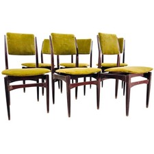 Gio Ponti Style Set Di 6 Sedie Da Pranzo Anni ‘60 Design Modernariato