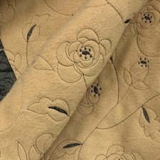 Tessuto Tafeta Pile Ricamato