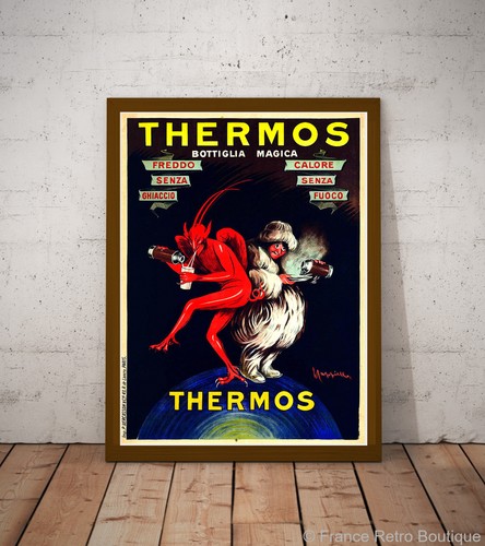 Cappiello thermos poster - cappiello,