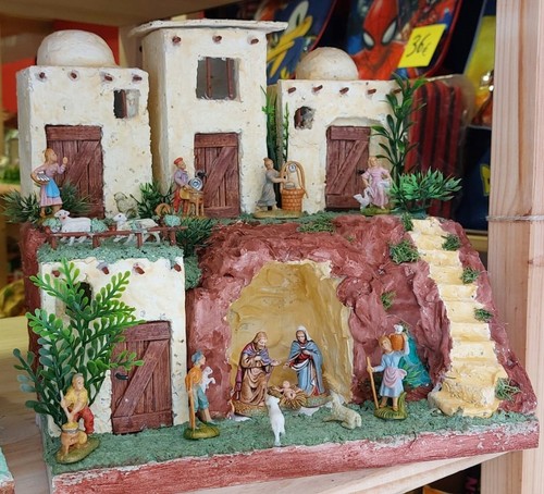 Presepe artigianale con