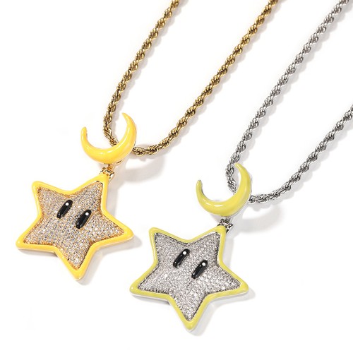 Collana bling ciondolo stelle - bling,