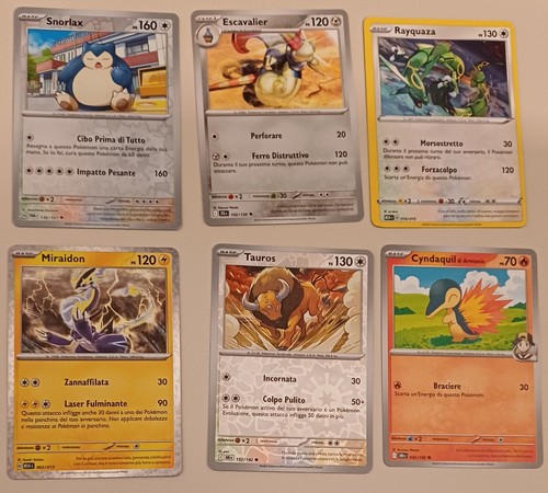 Carte pokemon rare italiane - carte,