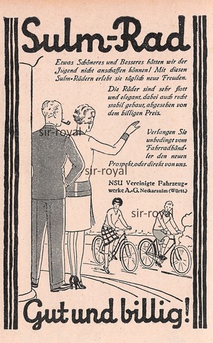 Bicicletta sulm nsu - -,