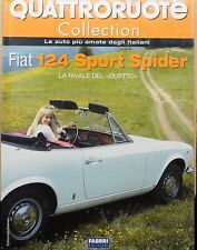fascicolo Quattroruote Collection FIAT 124 SPORT SPIDER auto 1:24 libro book car