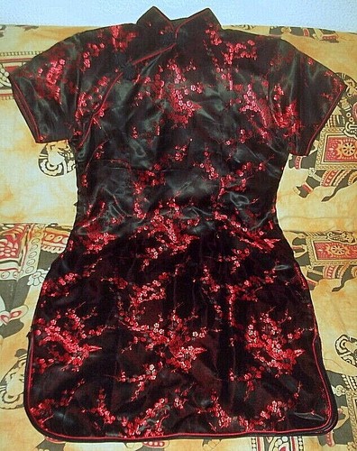 Plum blossom cheongsam vestito - cheongsam,