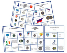 MASTERPHIL - MONACO - AGGIORNAMENTO INSERTI PER 1 E 2 EURO dal 2007 al 2025 -