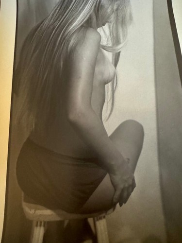 Foto vintage modello nudo