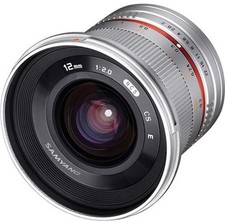 Obiettivo Samyang 12 mm f2.0 NCS CS per fotocamera fotografica Sony attacco E