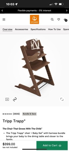 Tripp trapp high - chair, with