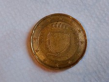 Moneta 20 centesimi di Euro Malta 2008 circolata