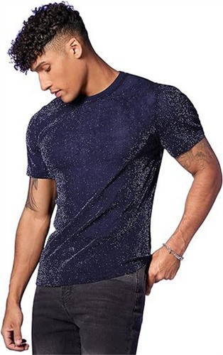 Shirt uomo maglia glitter - t-shirt,