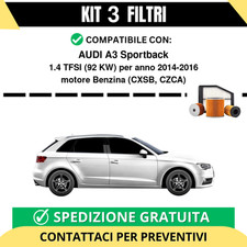 Kit 3 Filtri Tagliando per