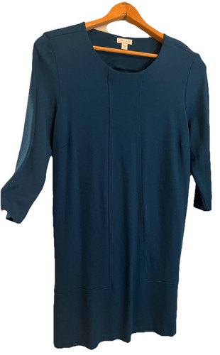 Abito jill blu teal ponte - jill,