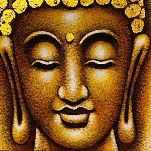 Buddha quadro con - , ricamo