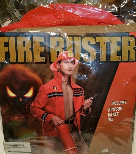 Costume pompiere uomo medio
