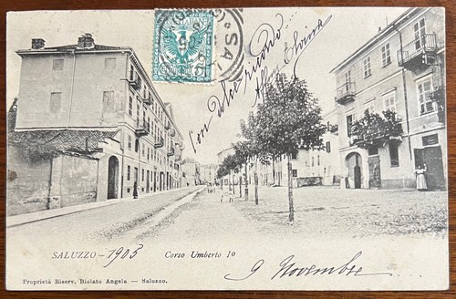 Cartolina epoca saluzzo - cartolina, epoca-saluzzo