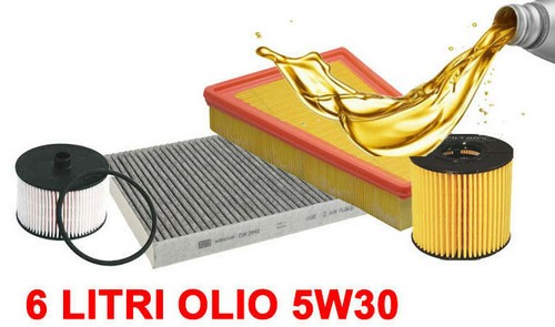 Kit filtri tagliando olio - kit, 4