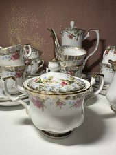 Set Da Caffè Vintage Bayrisch Kattel - Porcellana Bavarese, 14 Pezzi
