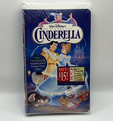 Cinderella new sealed vhs - -,