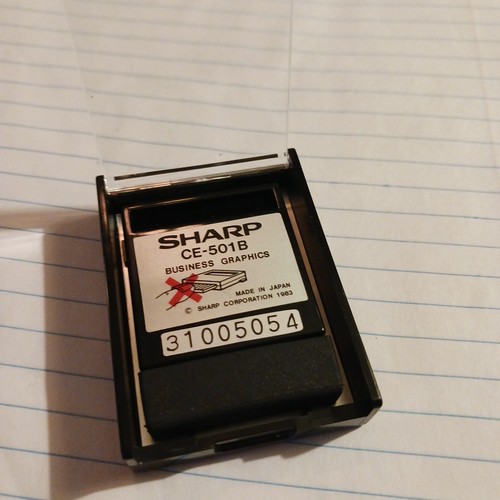 Sharp pocket computer 501b - sharp, ce-501b