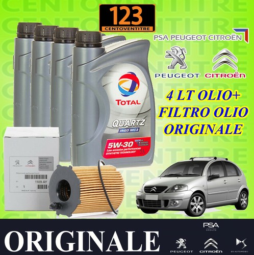 Olio total 5w30 4lt - 4lt+, filtro