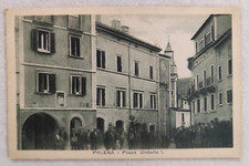 cartolina chieti palena piazza umberto animata viaggiata 1933 formato piccolo