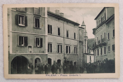 Cartolina chieti palena piazza - cartolina,
