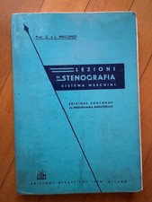 LIBRO "LEZIONI DI STENOGRAFIA" SISTEMA MESCHINI. ANNI 70