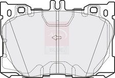 Set pastiglie freno adatte a