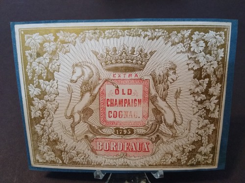 Etichetta anni 1850-60