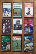 Lotto di 9 musicassette musica