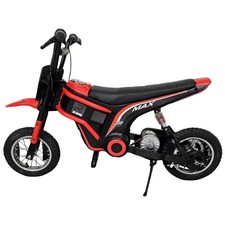 Moto Elettrica per Bambini a Batteria Moto Cross 24 V Cavalcabile Rossa