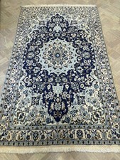 Tappeto Persiano Nain misto seta misura 206x121 Persian 