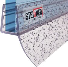 STEIGNER Guarnizione Doccia Spessore Vetro 6/7/8 MM, Dritto PVC UK12