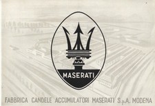 Moto Maserati ristampa dal prospetto originale 125 T2 & 160 T4 1953/'54 brochure
