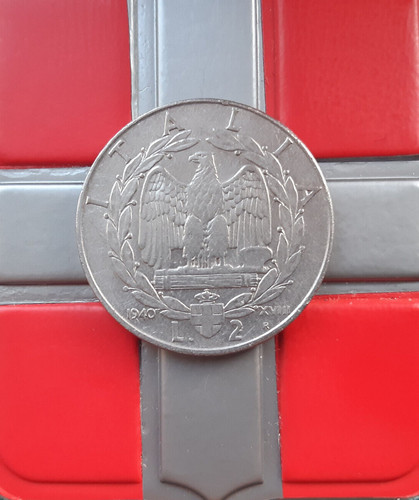 2 lire 1940 xviii - ,