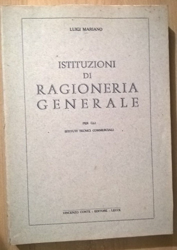 Istituzioni ragioneria - di,