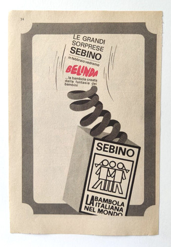 Pubblicita sebino bambola - sebino,