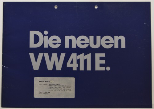 Bellissimo depliant - depliant, vw