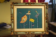 GIULIANO GHELLI OLIO SU TELA 40X50 GUIZZANTI FANTASIA