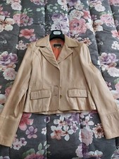 GIACCA DONNA GIACCHETTA MAX GRIPPO COLLECTION MADE IN ITALY VERA PELLE TAGLIA 42