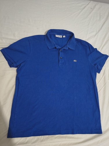 Lacoste polo uomo blu slim - lacoste,
