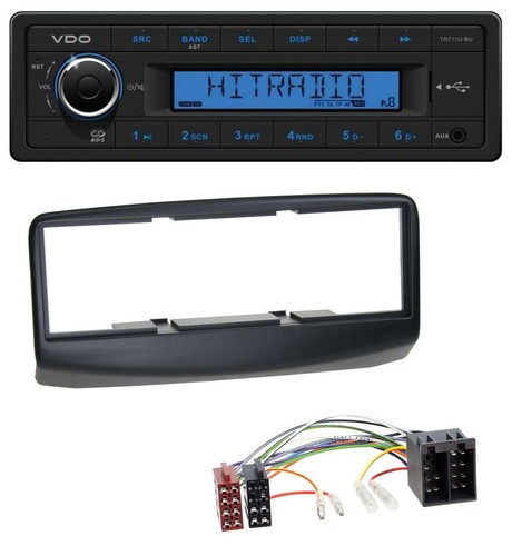 Autoradio usb vdo aux 1din - usb, mp3
