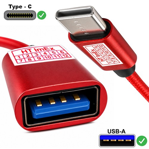 Cavo adattatore usb a - usb-c, usb-a