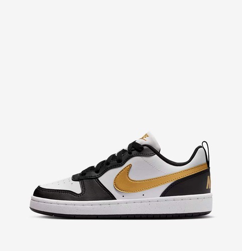Nike court borough nero bianco - nike,