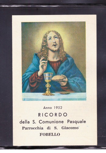 Santino ricordo comunione - santino,