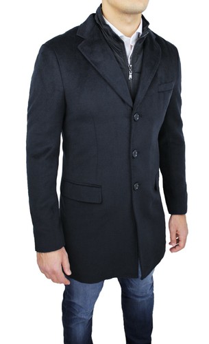 Cappotto uomo sartoriale nero