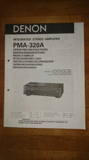Denon PMA-320A Manuale di