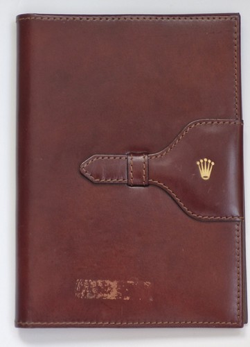 Rolex leather notebook day - leather,